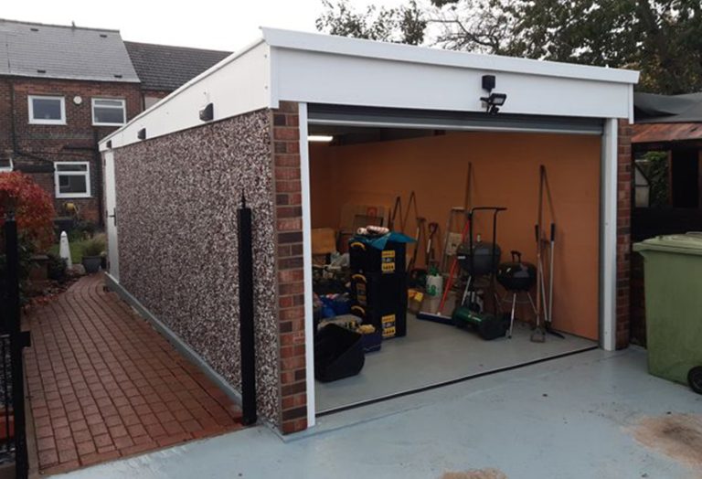 Pent Roof Garage