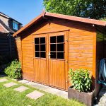 shed in garden